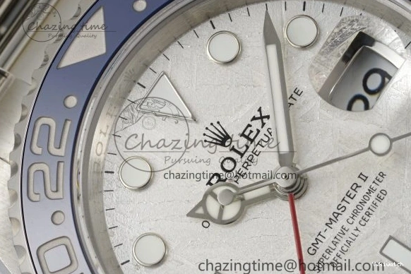 Edition 1:1 BLRO CHS Best GMT II SS 904L on Bracelet JDF 126719 Meteorite Master VR3285 0429